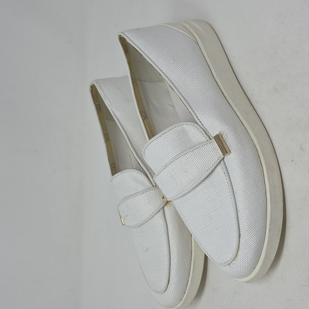 Franco Sarto Calino A2 Womens White Loafers Size 8